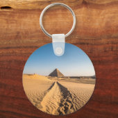 Eine Straße zur Pyramide Schlüsselanhänger (Vorderseite)