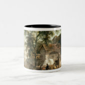 Eine Straße Zweifarbige Tasse (Mittel)