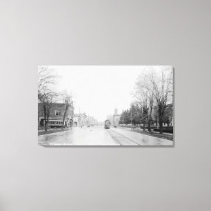 Eine Straßen-Szene 7 Leinwanddruck