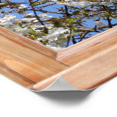 Eine Struktur in der Fernansicht von einem Fenster Poster (Ecke)