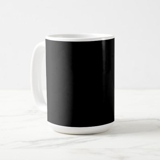 Eine strukturierte schwarze Oberfläche mit feinem Kaffeetasse (Vorderseite Links)