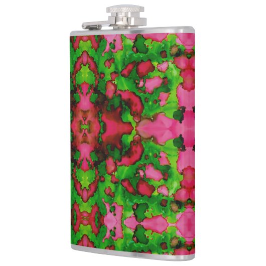 Eine Studie in Rosa und Grün Flachmann (Links)