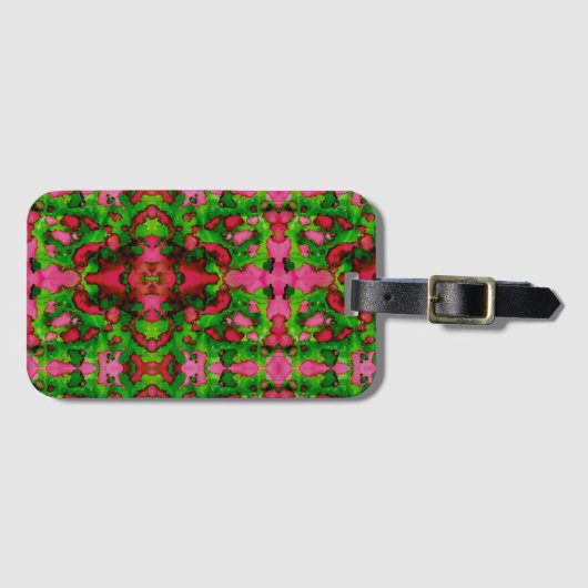Eine Studie in Rosa und Grün Gepäckanhänger (Vorderseite (Horizontal))