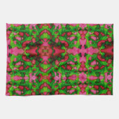 Eine Studie in Rosa und Grün Geschirrtuch (Horizontal)