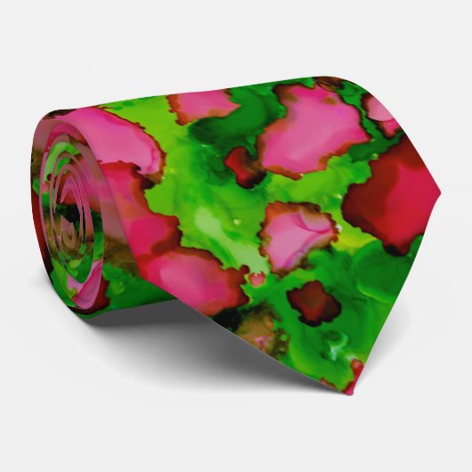 Eine Studie in Rosa und Grün Krawatte (Gerollt)