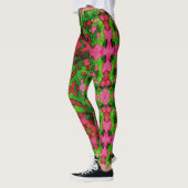 Eine Studie in Rosa und Grün Leggings (Links)