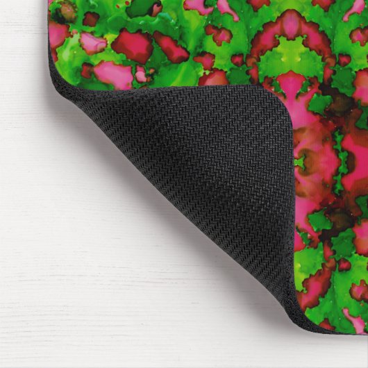 Eine Studie in Rosa und Grün Mousepad (Ecke)