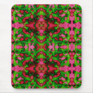 Eine Studie in Rosa und Grün Mousepad