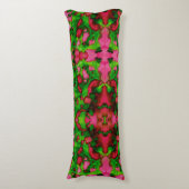 Eine Studie in Rosa und Grün Seitenschläferkissen (Vorderseite Vertikal)