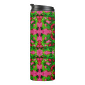 Eine Studie in Rosa und Grün Thermosbecher (Nach rechts gedreht)