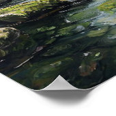 Eine Studie über gefiltertes Sonnenlicht und unter Poster (Ecke)