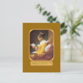 Eine Stunde Lesen Postkarte (Stehend Vorderseite)