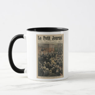 Eine stürmische Sitzung an der Abgeordnetenkammer Tasse