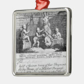 Eine Subskriptions-Karte für 'einen Harlots Silbernes Ornament (Links)