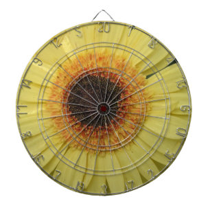 Eine Sunburst-Blume Dartscheibe