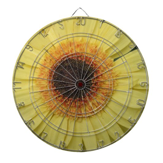 Eine Sunburst-Blume Dartscheibe (vorne)