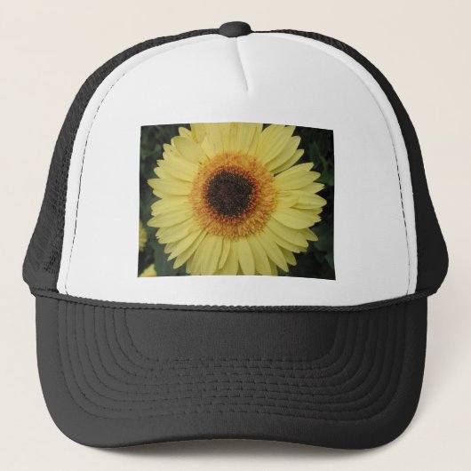 Eine Sunburst-Blume Truckerkappe (Vorderseite)