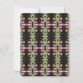 Eine Super Sweet Mini Hochzeitseinladung RSVP Karte (Rückseite)