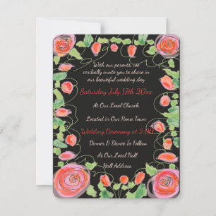 Eine Super Sweet Mini Hochzeitseinladung RSVP Karte