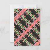 Eine Super Sweet Mini Hochzeitseinladung RSVP Karte (Rückseite)