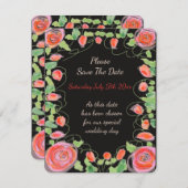 Eine Super Sweet Mini Save the Date Erinnerung RSVP Karte (Vorne/Hinten)