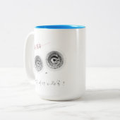 Eine superintelligente niedliche Elfin Zweifarbige Tasse (Vorderseite Links)