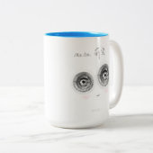 Eine superintelligente niedliche Elfin Zweifarbige Tasse (VorderseiteRechts)