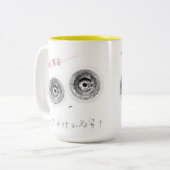 Eine superintelligente niedliche Elfin Zweifarbige Tasse (Vorderseite Links)