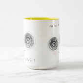 Eine superintelligente niedliche Elfin Zweifarbige Tasse (Mittel)