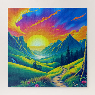 Eine surreale Landschaft Puzzle