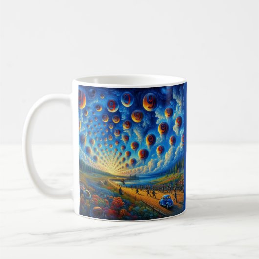 Eine surreale Reise durch Ton und Vision Kaffeetasse (Links)