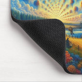 Eine surreale Reise durch Ton und Vision Mousepad (Ecke)