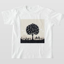 Eine surreale und ruhige Szene in der Natur T-Shirt