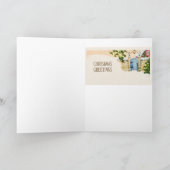 Eine surreale Weihnachtskarte Feiertagskarte (Innenseite)