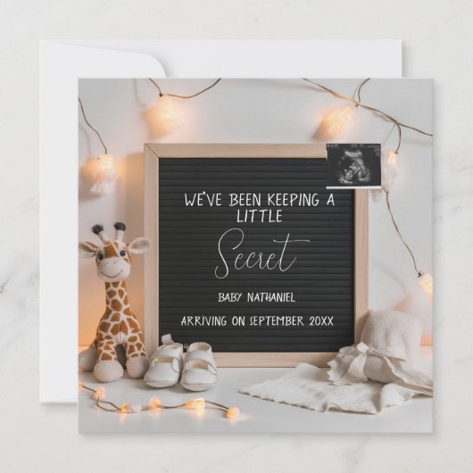 Eine süße Ankündigung einer Schwangerschaft von Gi (Vorderseite)