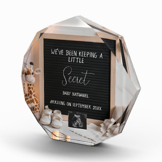 Eine süße Ankündigung einer Schwangerschaft von Gi Fotoblock (Rechts)