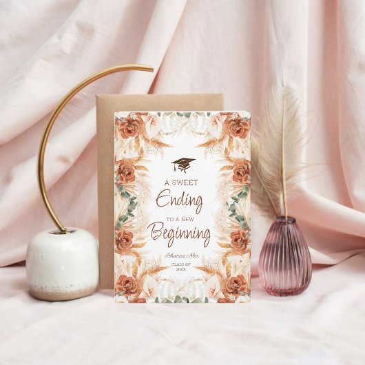 Eine süße, bis zur neuen Abschluss-Karte endende K