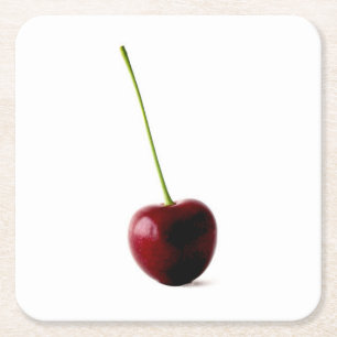 Eine süße Cherry-Küste Rechteckiger Pappuntersetzer