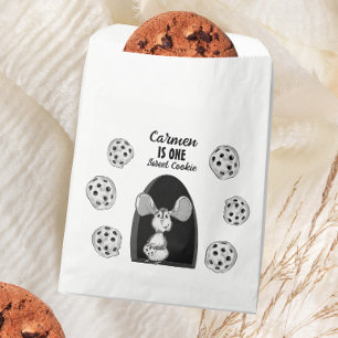 Eine süße Cookie-Maus zum ersten Geburtstag Geschenktütchen