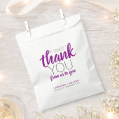 Eine süße Dankbarkeit für die dunkelgraue, moderne Geschenktütchen (Ausgeschnitten)