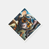 Eine süße Fantasiefusion Serviette (Ecke)