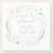 Eine süße Freundschaft erfrischt das Soul Glasuntersetzer (Rückseite)