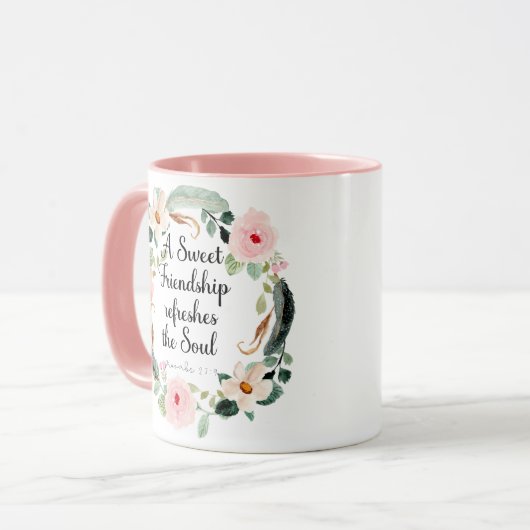 Eine süße Freundschaft erfrischt das Soul Tasse (Vorderseite Links)
