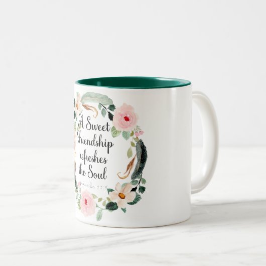 Eine süße Freundschaft erfrischt das Soul Zweifarbige Tasse (VorderseiteRechts)