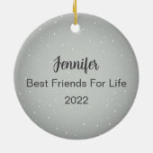 Eine süße Freundschaft Pferd und Vögel Ornament (Hinten)