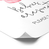 Eine süße Girl Baby Kleidung Babys sind süß Poster (Ecke)