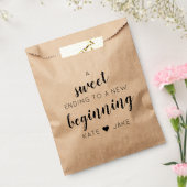 Eine süße Hochzeit, die zu einer neuen Hochzeit fü Geschenktütchen (Versiegelt)