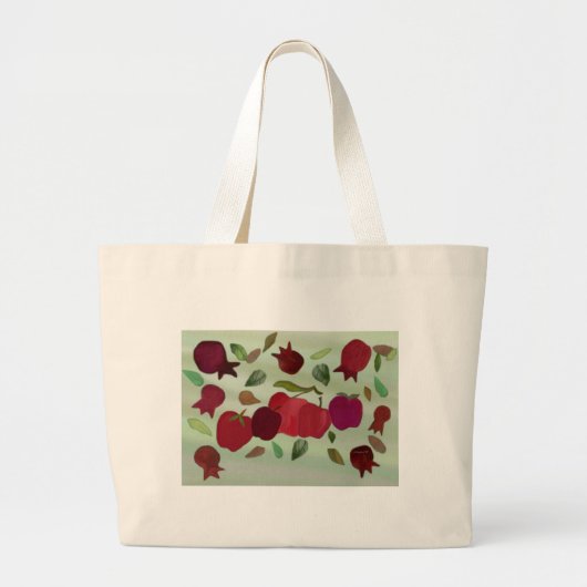 Eine süße Jahr-Leinwand-Tasche Jumbo Stoffbeutel (Vorne)