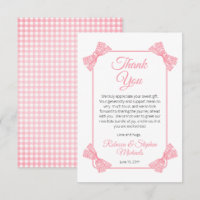 Eine süße kleine Baby Pink Bows Girl Baby Dusche