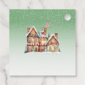 Eine süße kleine Babycreme-Rahmen-Dusche Geschenkanhänger (Rückseite)